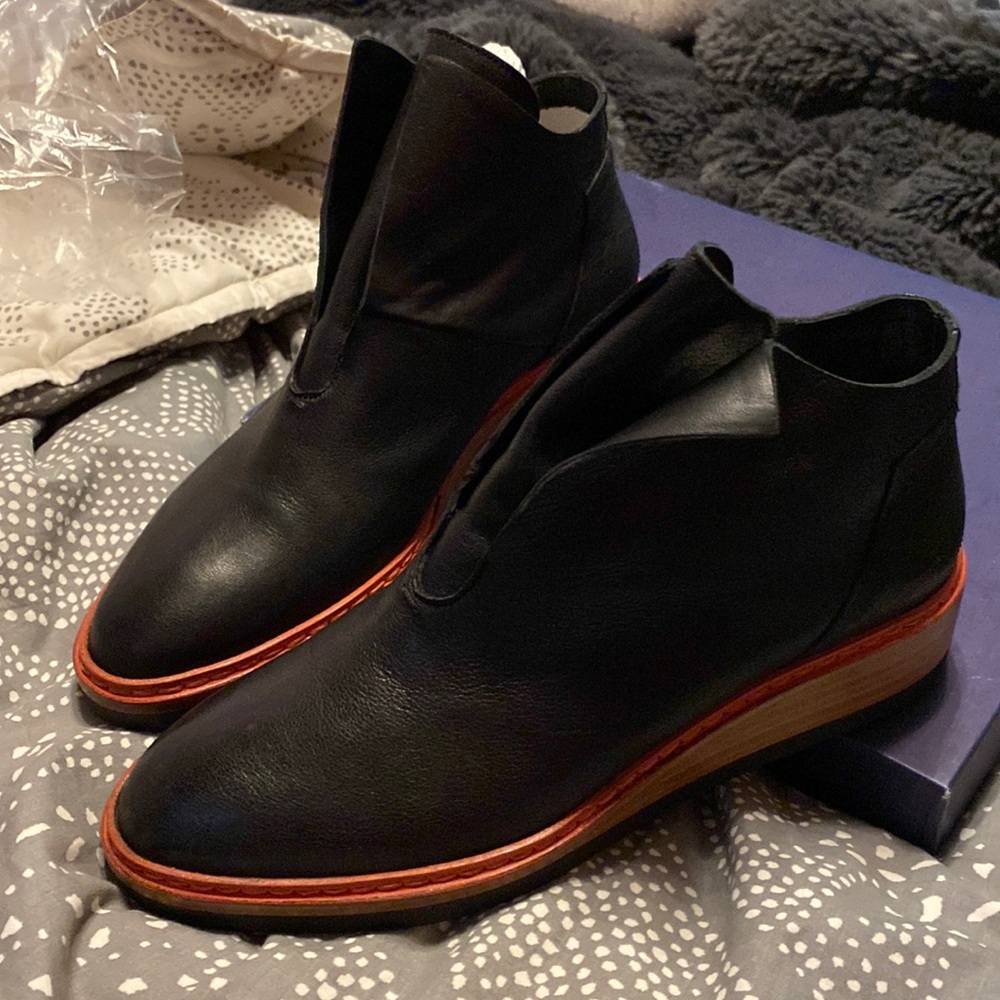 NIB zero and Maria Cornejo black booties sz 38 1/2